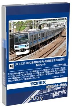 TOMIX N Gauge JR E231 800 Central Sobu Subway Direct Basic Set 98847 Model Train TOMIX N Gauge JR E231 800 Central Sobu Subway Direct Basic Set 98847 Model Train