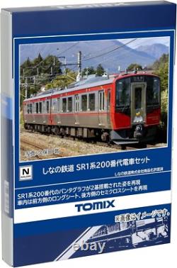 TOMIX N Gauge Shinano Railway SR1 Series 200s Set 98146 Railway Model train new