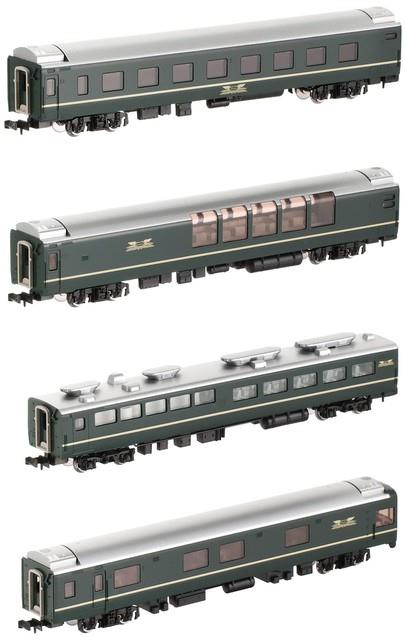 Tomix N Gauge 24series 25 Twilight Express Add-on A-set 4cars 98360 Model Train