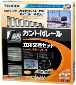 TOMIX N gauge Canted Track Bridge Approach Set CC 91013 Model Train Supplies