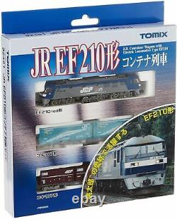 TOMIX N gauge EF210 type container train set 92491 model railroad freight car