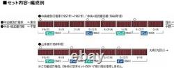 TOMIX N gauge JNR 7273type Commuter Train Basic Set 98464 Model Train Brown