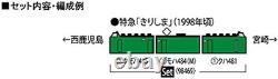 TOMIX N gauge JR 485series KIRISHIMA EXPRESS Set 98469 Model Train Green Tomytec