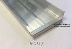 TRAIN SHELF for O SCALE / GAUGE TRAINS // 2 Pack Aluminum Model Railroad Shelves