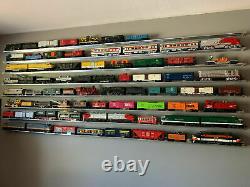 TRAIN SHELVES for O Gauge Model Railroad Display 10 Pack Aluminum Train Shelf