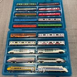 TRANE N Gauge Diecast Model Train 20 Car Set with Case Ready to Use