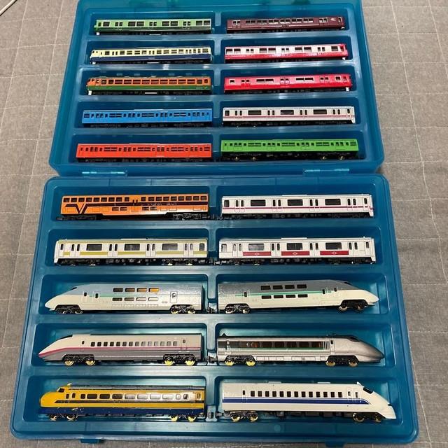 Trane N Gauge Diecast Model Train 20 Car Set With Case Ready To Use
