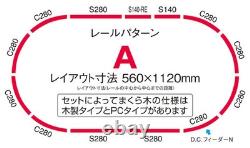 Tomytec N Gauge Model Train Starter Set with Power Unit & Tracks