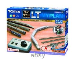 Tomytec N Gauge Model Train Starter Set with Power Unit & Tracks, New