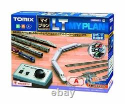 Tomytec N Gauge Model Train Starter Set with Power Unit & Tracks, New