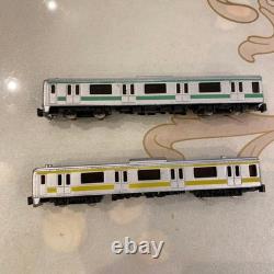 Train N gauge model train 2 car set #8003d1
