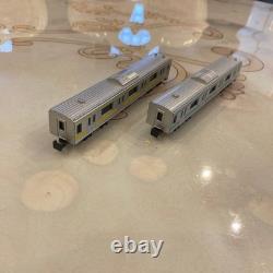 Train N gauge model train 2 car set #8003d1