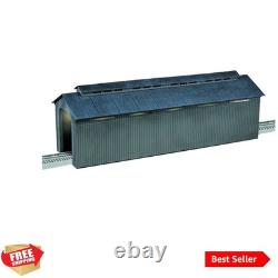 Twenty-Four Inch Gray Covered Bridge O Gauge Model Train Accessory