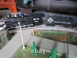 Two Vintage Gilbert American Flyer S Gauge Pikemaster Train Sets With Engines