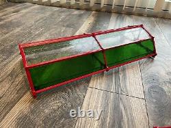 Ultra Rare FACTORY ASSEMBLED Pride Lines IVES GLASS Dome Train Shed