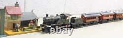 VINTAGE PRE-WAR BING 4-4-0 0-GAUGE INTERNATIONAL TRAIN SET With COUNTRY STATION