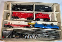 VNTG Postwar Lionel O Gauge Boxed 19350 Steam Freight Set W Helicopter 6P-4811