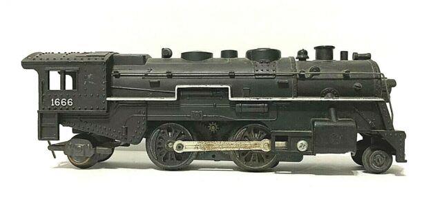 Vtg/antique Lionel Trains 1666 Steam Engine 2-6-2 Cast Metal O Gauge Locomotive