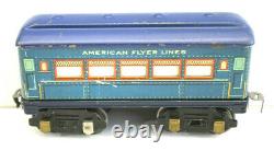 Vintage 1930s Prewar American Flyer 3113 Bluebird Tin O Gauge Model Train