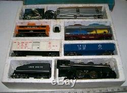 Vintage 1950s Complete O-27 Gauge Electric Steam Freight Train Set wOriginal Box