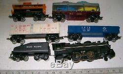 Vintage 1950s Complete O-27 Gauge Electric Steam Freight Train Set wOriginal Box