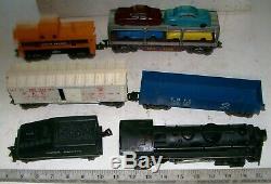 Vintage 1950s Complete O-27 Gauge Electric Steam Freight Train Set wOriginal Box