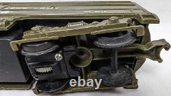 Vintage 1957-1960 O Gauge Kusan KMT KF-110 Atomic Train Engine+3 Cars (Untested)