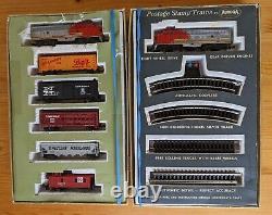 Vintage 1967 Aurora No. 4083 Cannon Ball Postage Stamp Train Set In Orig. Box