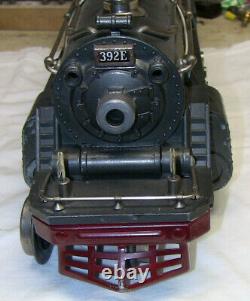 Vintage 392E Lionel Standard Gauge Steam Engine & Whistle Tender AS IS