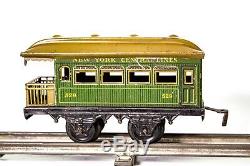 Vintage American Market Bing 0-gauge Cast Iron Boxed Nyc Lines Train Set