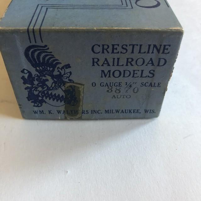 Vintage Crestline Railroad Models O Gauge 1/4 Scale 3870 Auto Train