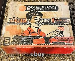 Vintage Gilbert S Gauge 21166 American Flyer Electric Train Set Made In USA 1960