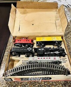 Vintage Gilbert S Gauge 21166 American Flyer Electric Train Set Made In USA 1960