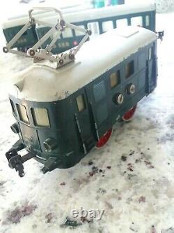 Vintage HAG (Swiss) O Gauge Train Set Electric Locomotive, Pass, Baggage, SBB, CFF