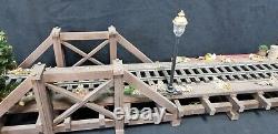 Vintage Handmade Trestle Bridge for Model Train Display Gauge G