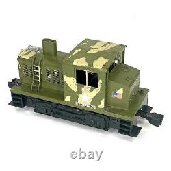 Vintage Lionel O Gauge Military Train with Diesel Locomotive & Accessories