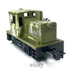 Vintage Lionel O Gauge Military Train with Diesel Locomotive & Accessories