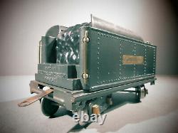 Vintage Lionel Standard Gauge Gray 385E Steam Engine WithTender. RUNS WELL