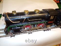 Vintage Lionel Standard Gauge Prewar 384e Steam Loco & 384t tender, nice cond