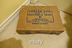 Vintage MARX O Gauge Army Supply Train Engine 500 Steam Locomotive Box Signal