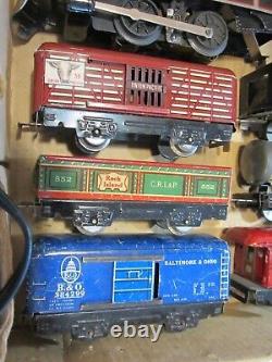 Vintage Post WWII MARX O Gauge Train Streamline Freight Set & Original Box