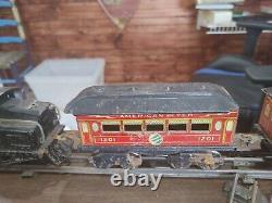 Vintage Pre War American Flyer Lines Train Set- 1928-1929- O Gauge- Train Set