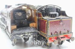 Vintage Pre-war Bassett-lowke 0-gauge 4-6-0 Clockwork Lms Passenger Train Set