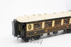 Vintage Pre-war Bassett-lowke 0-gauge 4-6-0 Clockwork Lms Passenger Train Set