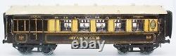 Vintage Pre-war Bassett-lowke 0-gauge 4-6-0 Clockwork Lms Passenger Train Set