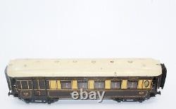 Vintage Pre-war Bassett-lowke 0-gauge 4-6-0 Clockwork Lms Passenger Train Set