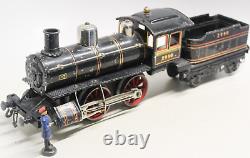 Vintage Pre-war Large 1-Gauge Layout Bing #2990 Continental Train with Accessorie