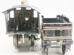 Vintage Pre-war Large 1-Gauge Layout Bing #2990 Continental Train with Accessorie