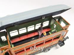 Vintage Pre-war Large 1-Gauge Layout Bing #2990 Continental Train with Accessorie