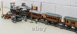 Vintage Pre-war Large 1-Gauge Layout Bing #2990 Continental Train with Accessorie